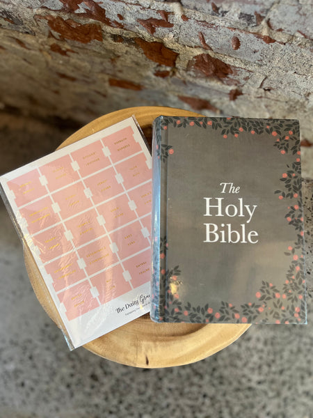 Floral ESV Study Bible